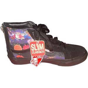 Vans SK8-Hi Slim Zip Galaxy Floral High Top Classic Sneakers